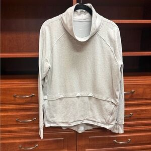 Lululemon Light Gray Find Your Unwind Pullover